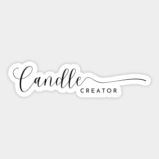 Candle Creator Sticker